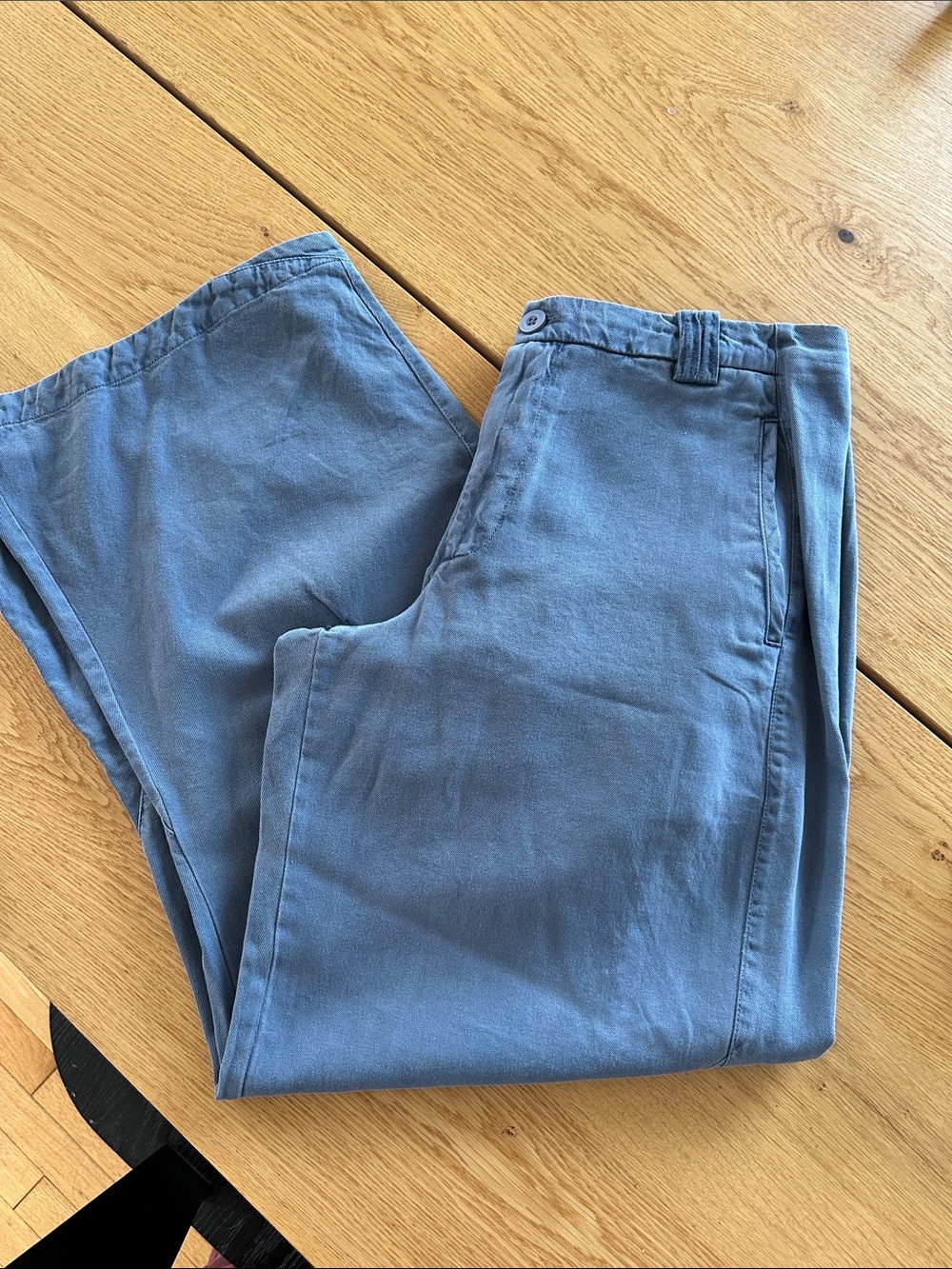 Free People Spotlight Washed Barrel Chino Trousers - Picture 3 of 5